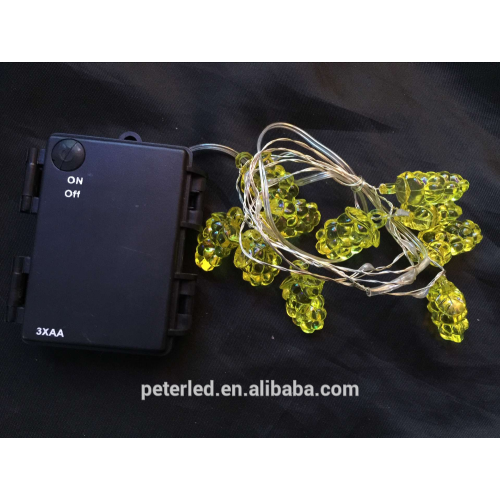 European Popular Sale Battery LED String Light with shapes for Holiday Decoration